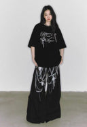 Pearl Shell Printed Wide-Leg Pants image 10
