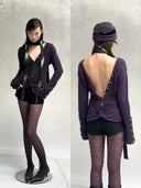 Grapevine Dual-V Velvet Tunic image 4