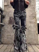 Digitally Printed Flare Trousers image 9