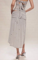 Rhinestone Knitted Halter Set image 14