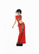 Scarlet Ophidian Embrace Dress image 5