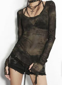 Siren's Embossed Monogram Tulle image 2