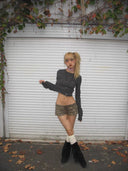 Cross-tied Leopard Print Shorts image 5