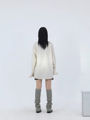 Abstract Face Mask Striped Shirt image 3