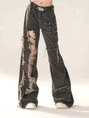 Distressed Multi-pocket Jeans image 1