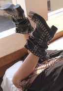 Studded Bow Combat Boot image 6