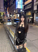 Sheer Tencel Cowl Neck Set (Draped Blouse + Bustier) image 9