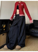 Curved-Hem Relaxed Pants image 12