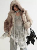 Lace-paneled Knit Slip Dress image 8