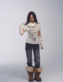 Cable Knit Set with Detachable Sleeve image 8