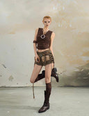 V-Neck Buckle-Detail Tank Top image 8