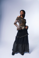 ClamDenim Maxi  Skirt image 4