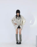 Abstract Face Mask Striped Shirt image 7