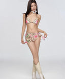 Pink Hibiscus Leopard Bikini Set image 8