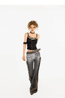 Embossed Peach Skin Fabric Top image 11