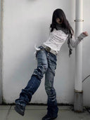 Whisker Bootcut Jeans image 7