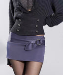 Ring Satin Skort