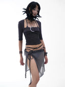 Ring Buckle Top