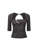 Ring Buckle Top