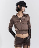 Bronze Satin Jacket
