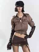 Bronze Satin Jacket