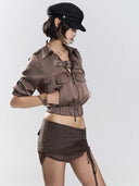 Bronze Satin Jacket