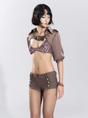 Bronze Satin Jacket