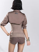 Bronze Satin Jacket