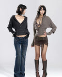 Corset Knit Hoodie