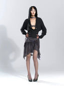 Corset Knit Hoodie