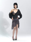 Corset Knit Hoodie