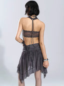 Chain Veil Jumpsuit