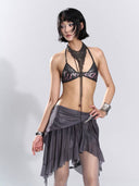 Chain Veil Jumpsuit
