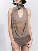 Wrap Veil Top