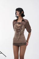 Beaded Drape Halter
