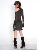Grommet Skort