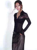 Button Drape Top