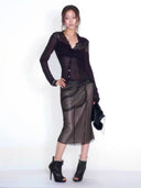 Button Drape Top