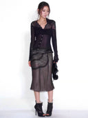Button Drape Top