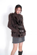 Fleece Belt Jacket