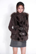 Fleece Belt Jacket