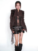 Leopard Strap Shorts