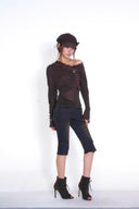Leather Buckle Knit