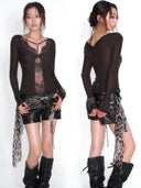 Gem V Lace Top