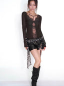 Gem V Lace Top