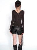 Gem V Lace Top
