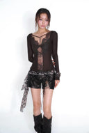 Gem V Lace Top