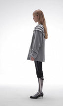 Layer Stripe Hoodie