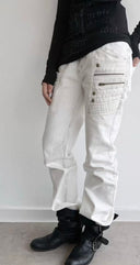 Dirty White Flare Jeans