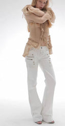 Dirty White Flare Jeans